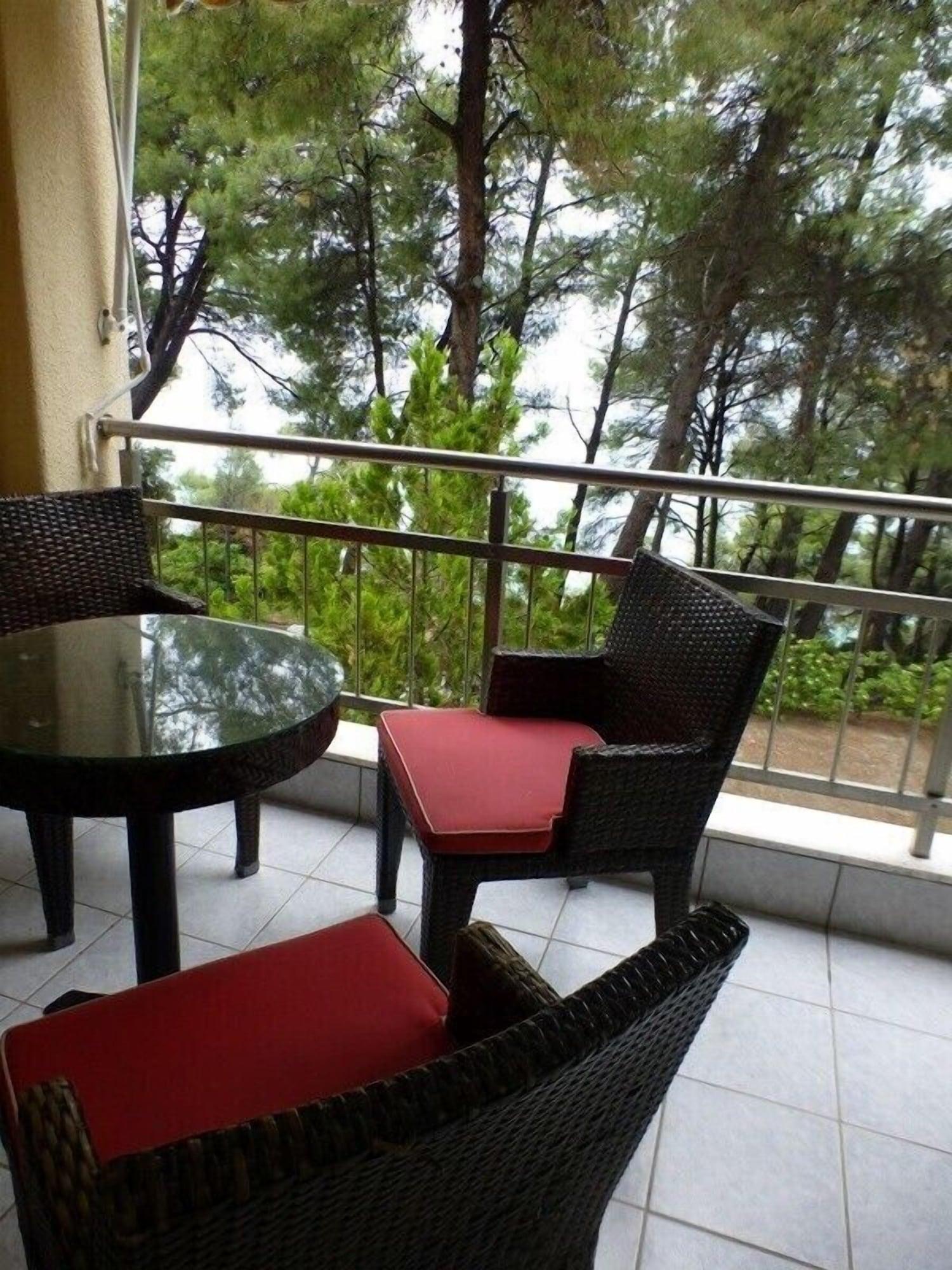 Dryades Hotel Siviri Esterno foto